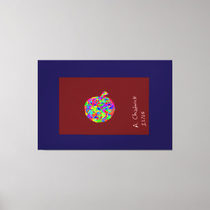 Apple Floral Canvas Print