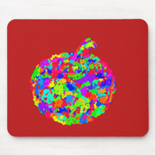 Apple Floral Mouse Mat