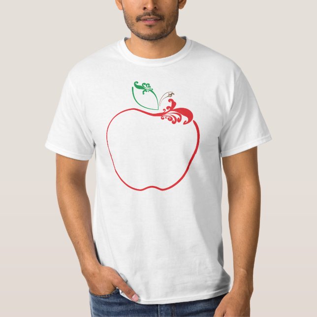 apple flourish T-Shirt (Front)