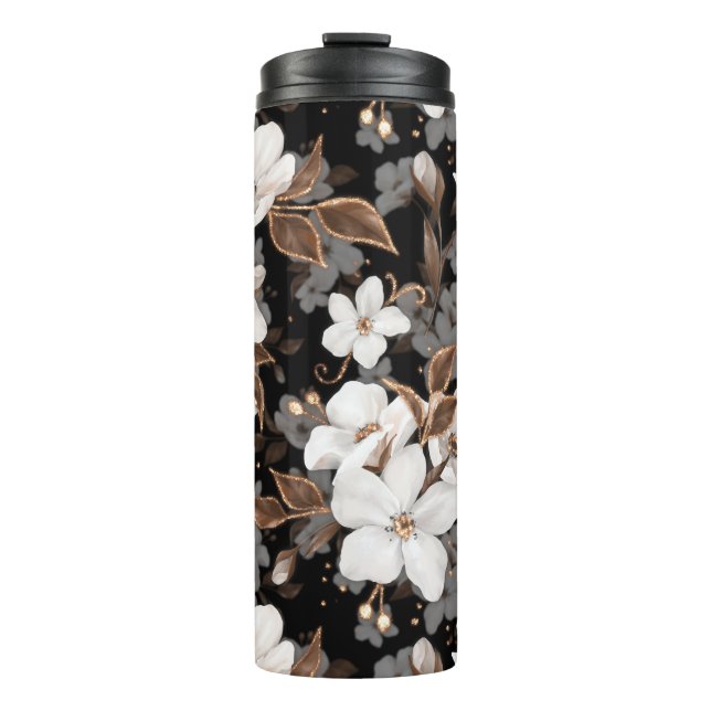 Apple flowers thermal tumbler (Front)