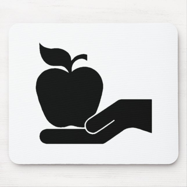 Apple for Teacher Mouse Mat (Front)