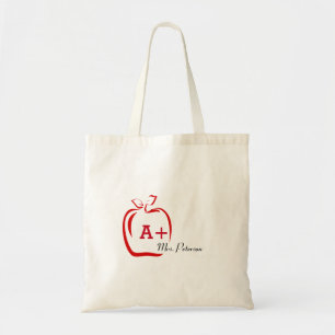 Apple For Teacher Tote Bag