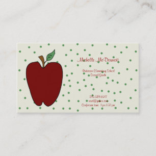 Apple for the Teacher Business Card