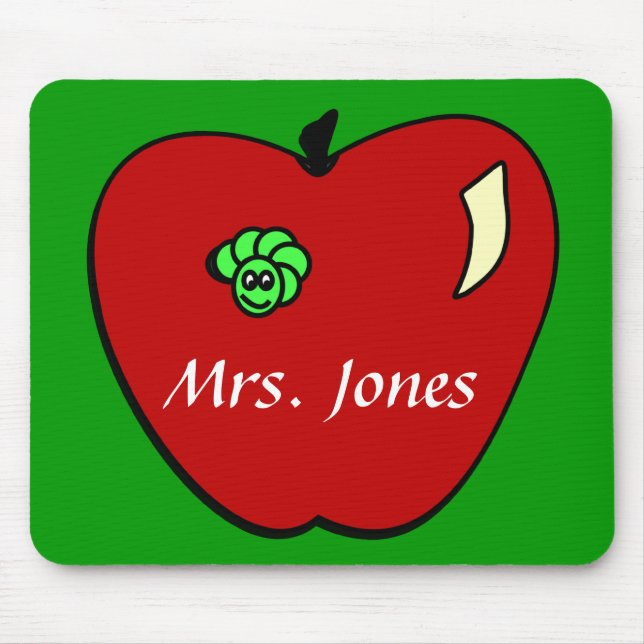 Apple for the Teacher Mousepad (Front)