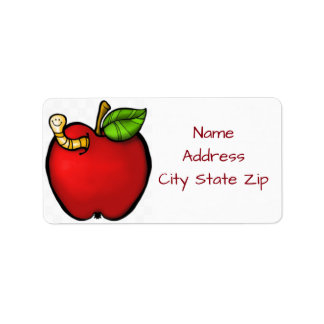 **APPLE FOR THE TEACHER** RETURN ADDRESS LABELS