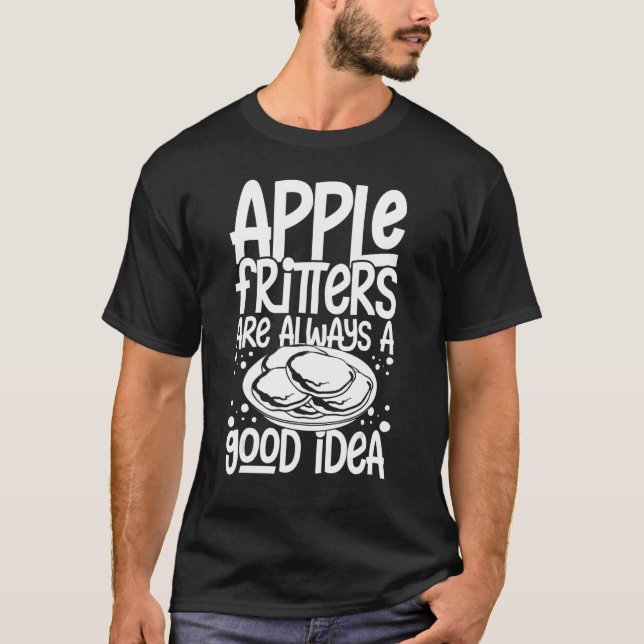 Apple Fritter Recipes Doughnuts Bread Gluten Free  T-Shirt (Front)