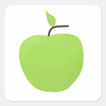 Apple. Fruit drawing.