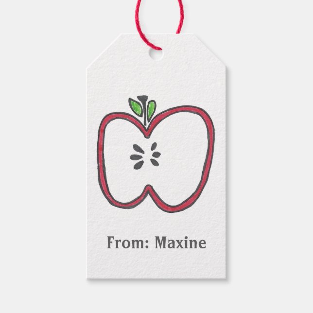 Apple Gift Tag (Front)