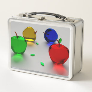 Apple Glass Fruit Food Lunch Box