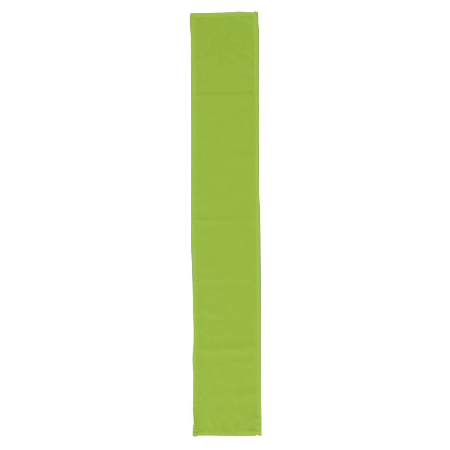 APPLE GREEN (a solid fruity colour) ~ Long Table Runner (Front)