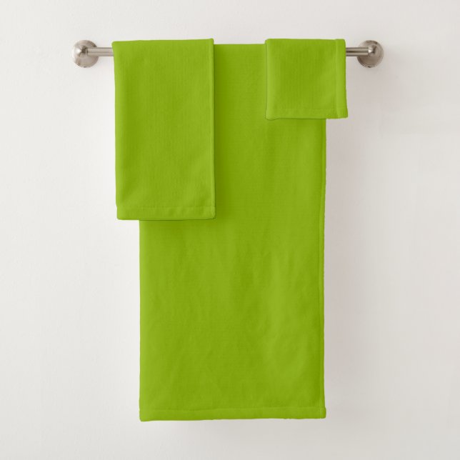 Apple Green Bath Towel Set (Insitu)