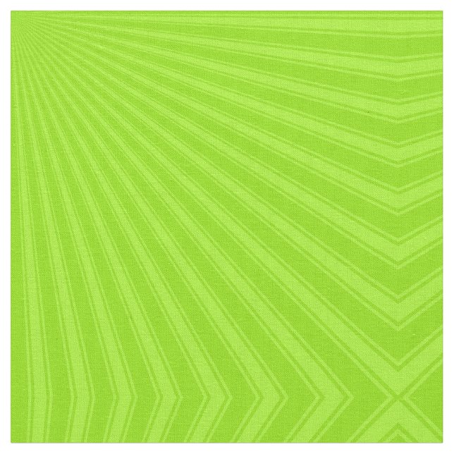 Apple green Colour Stripe Funky Pattern Fabric (Close Up)