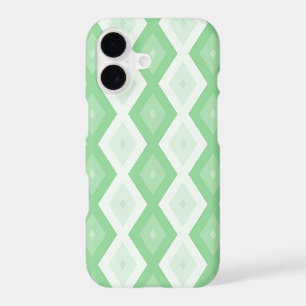 Apple green diamond pattern