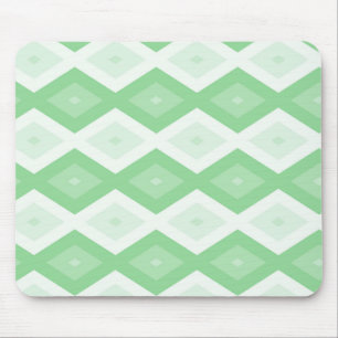 Apple green diamond pattern mouse mat