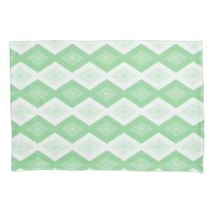 Apple green diamond pattern pillowcase