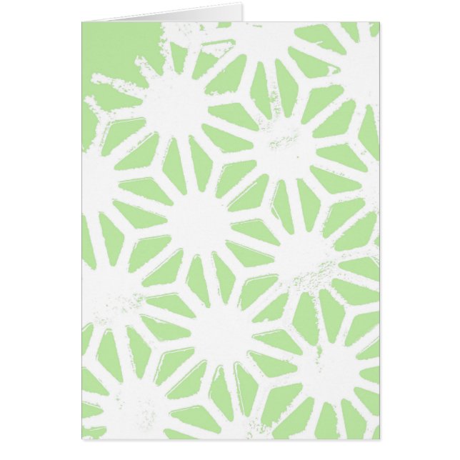 Apple green geometric pattern (Front)