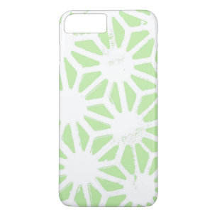 Apple green geometric pattern iPhone 8 plus/7 plus case