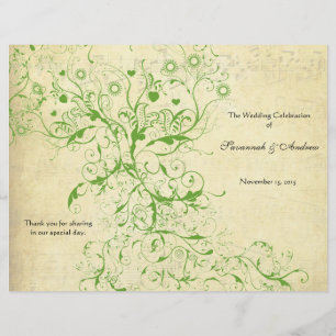 Apple Green Love Bird Swirls Program