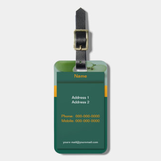 Apple Green Luggage Tag