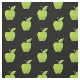 Apple Green Pattern Fabric