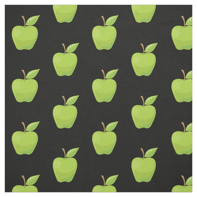 Apple Green Pattern Fabric (Swatch)