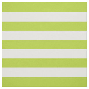 Apple Green Preppy Stripes Fabric