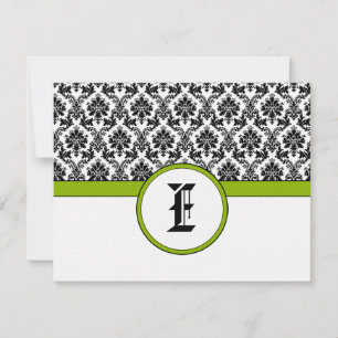 Apple Green Response Card- Text on Matte Side