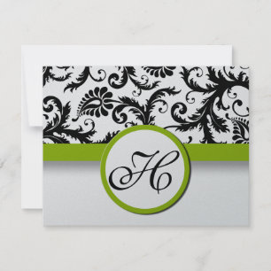 Apple Green Response Card- Text on Matte Side