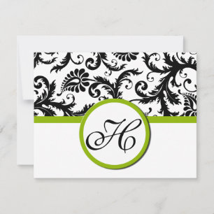Apple Green Response Card- Text on Matte Side