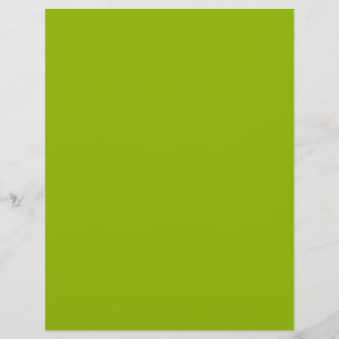 Apple green (solid colour)  custom letterhead