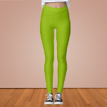 Apple Green Solid Colour Leggings<br><div class="desc">Apple Green Solid Colour</div>