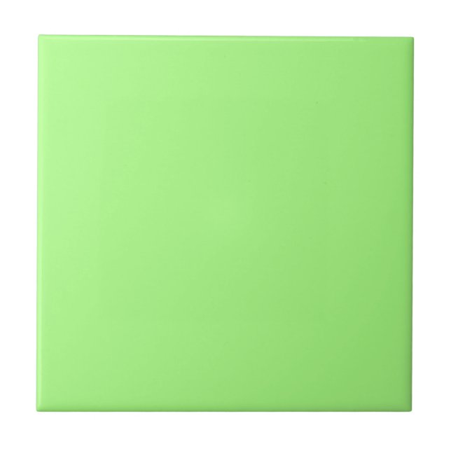 Apple Green Solid Colour Tile (Front)