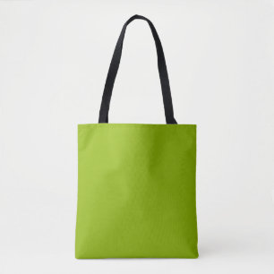 Apple green (solid colour)  tote bag