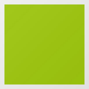 Apple green (solid colour)  window cling