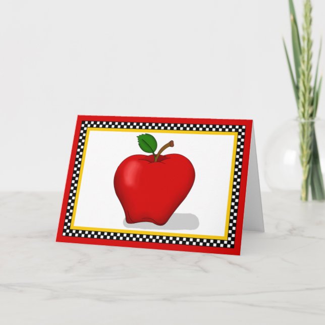 Apple Greeting Cards (Front)