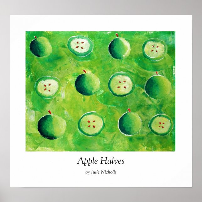 Apple Halves Poster (Front)