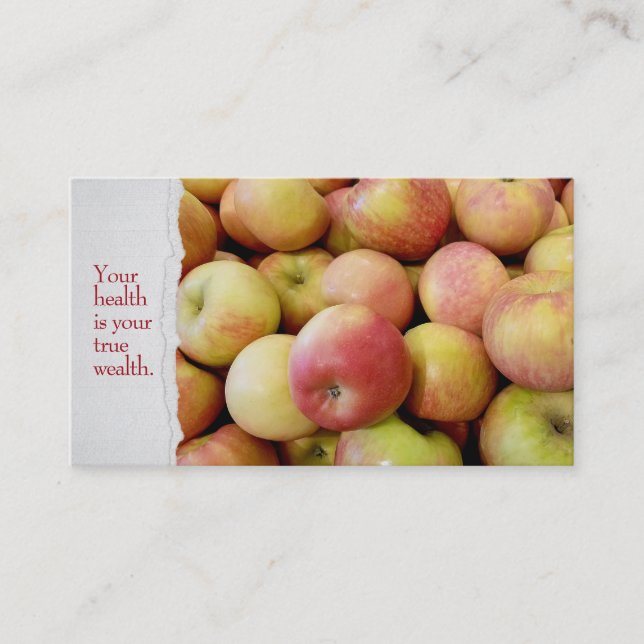 apple harvest business card (Front)