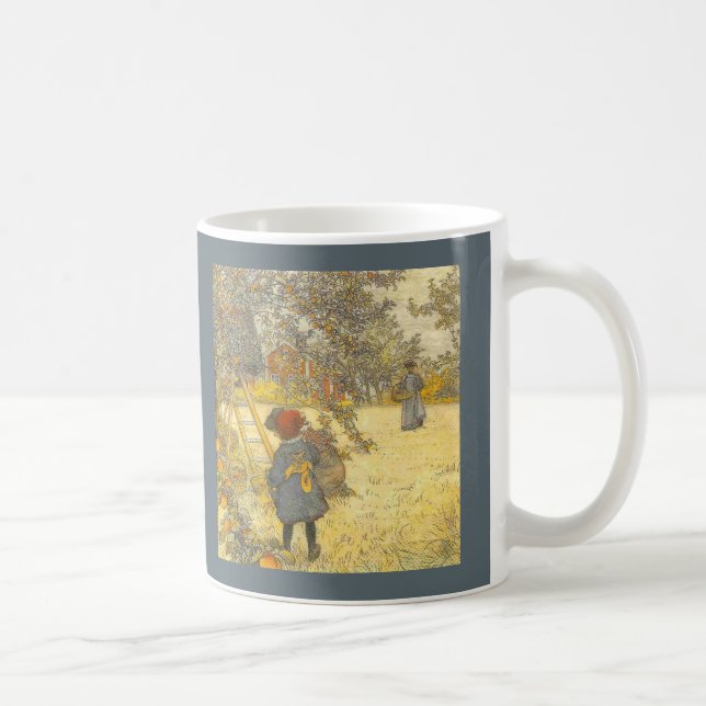 Apple  Harvest by Carl Larsson Coffee Mug (Right)