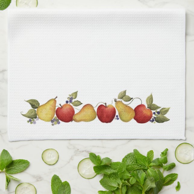 Apple Harvest - Kitchen Towel (Folded)