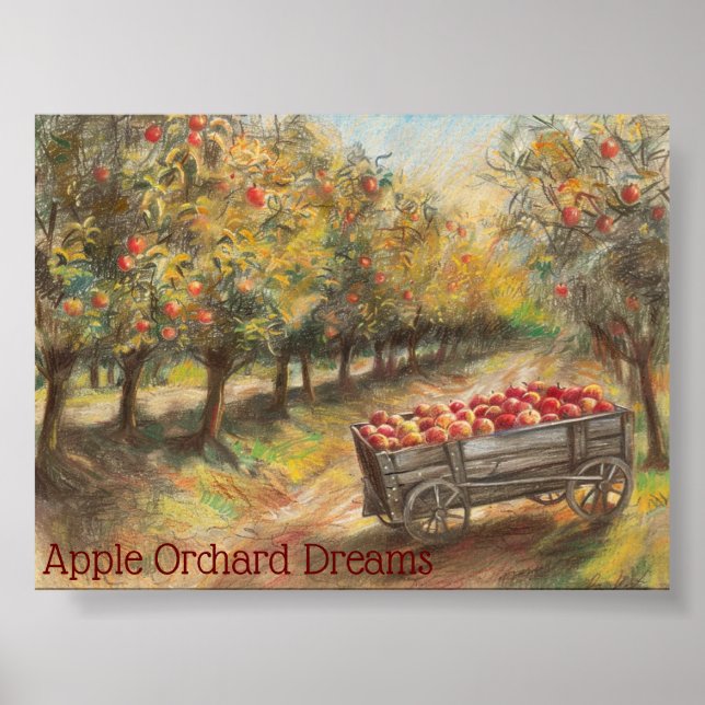 Apple Harvest Serenity Poster (Front)