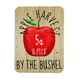 Apple Harvest Vintage Sign Magnet
