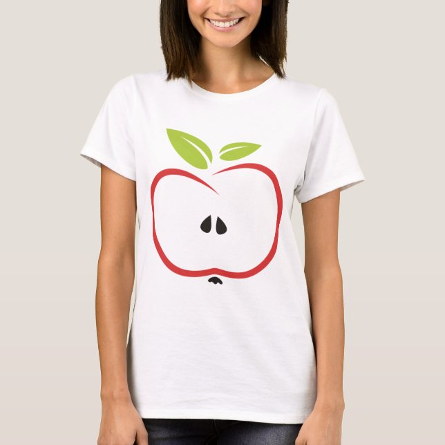 Apple Healthy Red Fruit T-Shirt (Front)