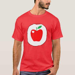 Apple-Heart-Care-For-Bear-Heart-Costume Halloween T-Shirt
