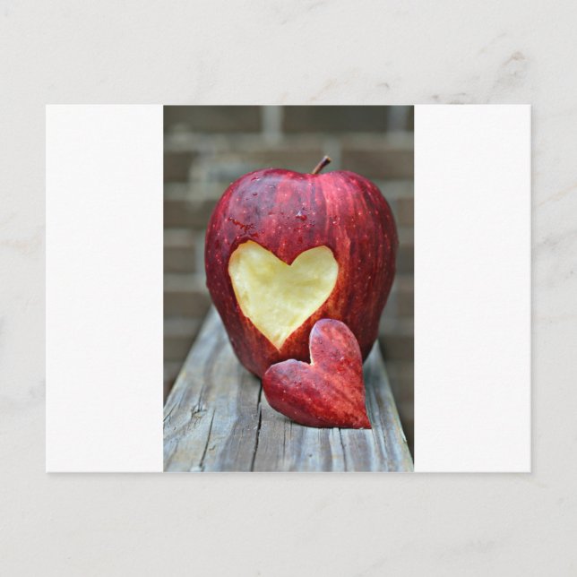 Apple Heart Postcard (Front)