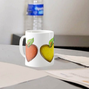 Apple Hearts Teacher's Gift Mug
