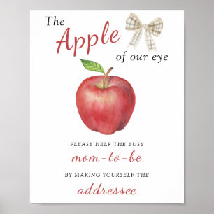 Apple - Help the Busy Mum-to-Be Addressee Poster