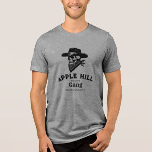 Apple Hill Gang Bucks County,Western,Fun,Simple Tri-Blend Shirt