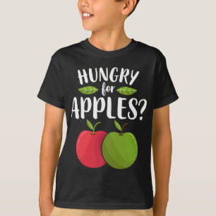 Apple Hungry For Apples Funny Fruit Lover Vegan Ve T-Shirt