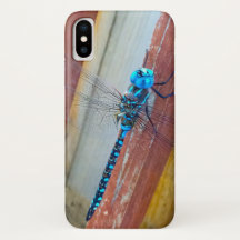 Apple I Phone X Insect case " Dragonfly High"