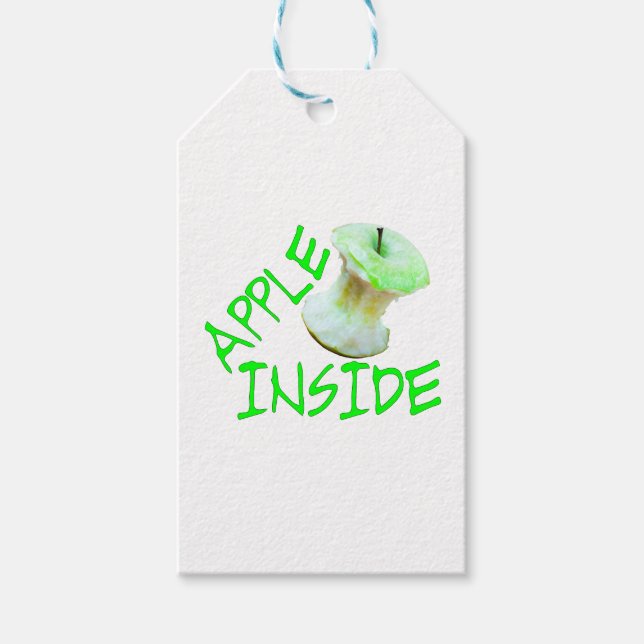 Apple Inside Gift Tags (Front)